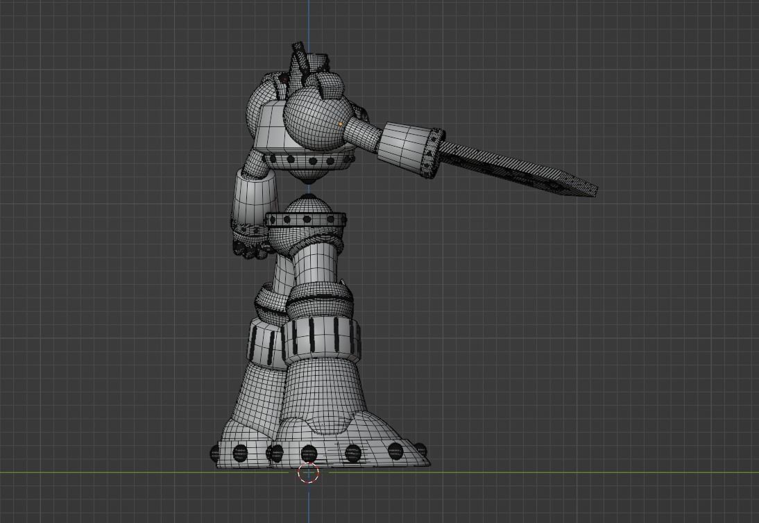 Swordman - Megaman 3D model_11