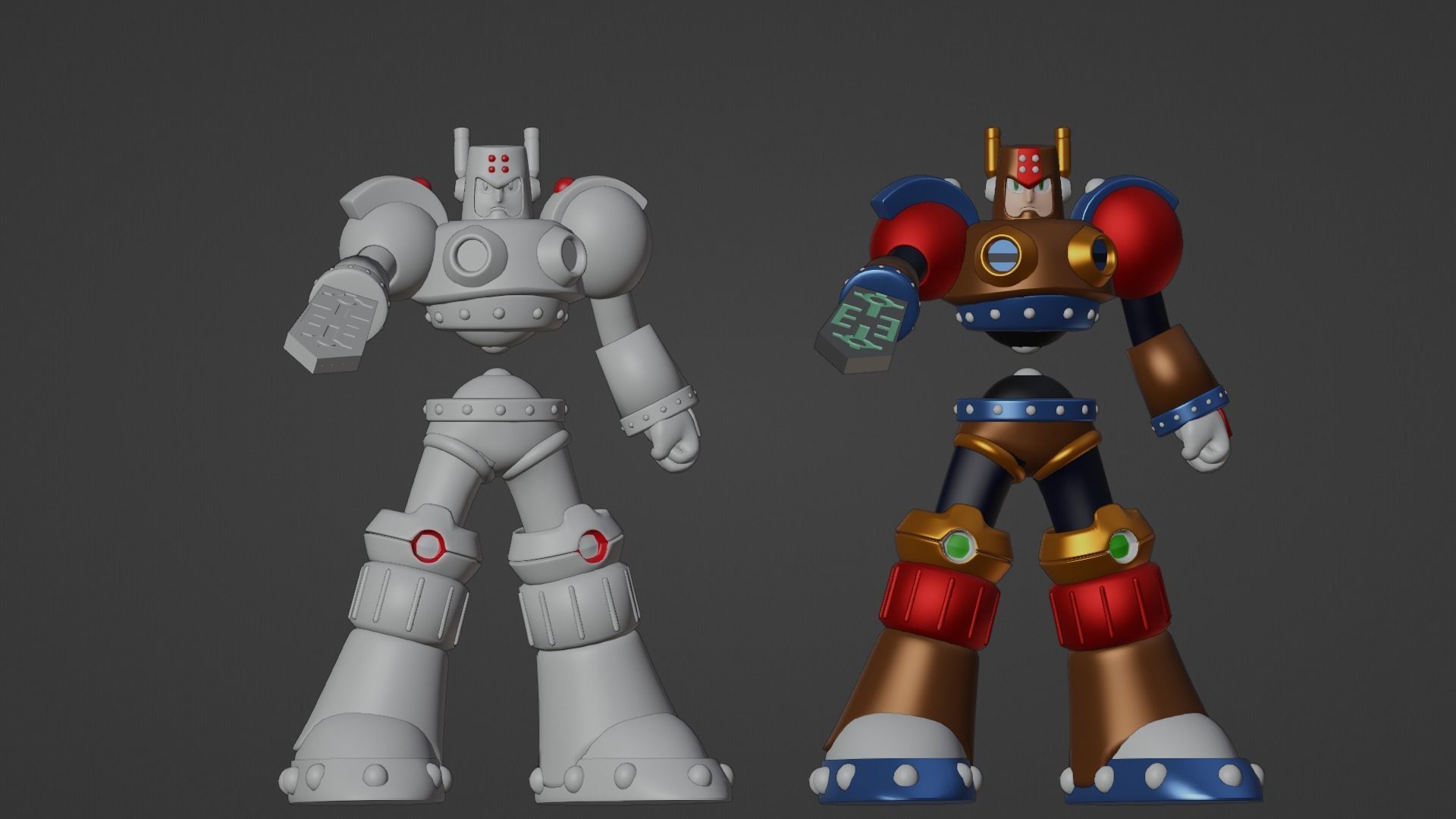 Swordman - Megaman 3D model_17