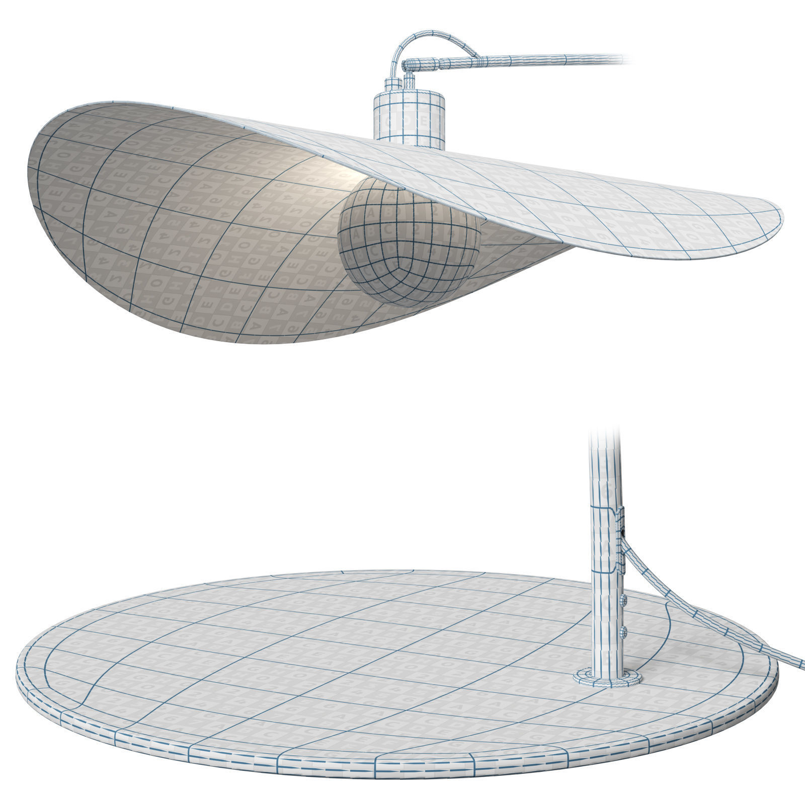 Roche Bobois floor lamp Alonso 3D model_10