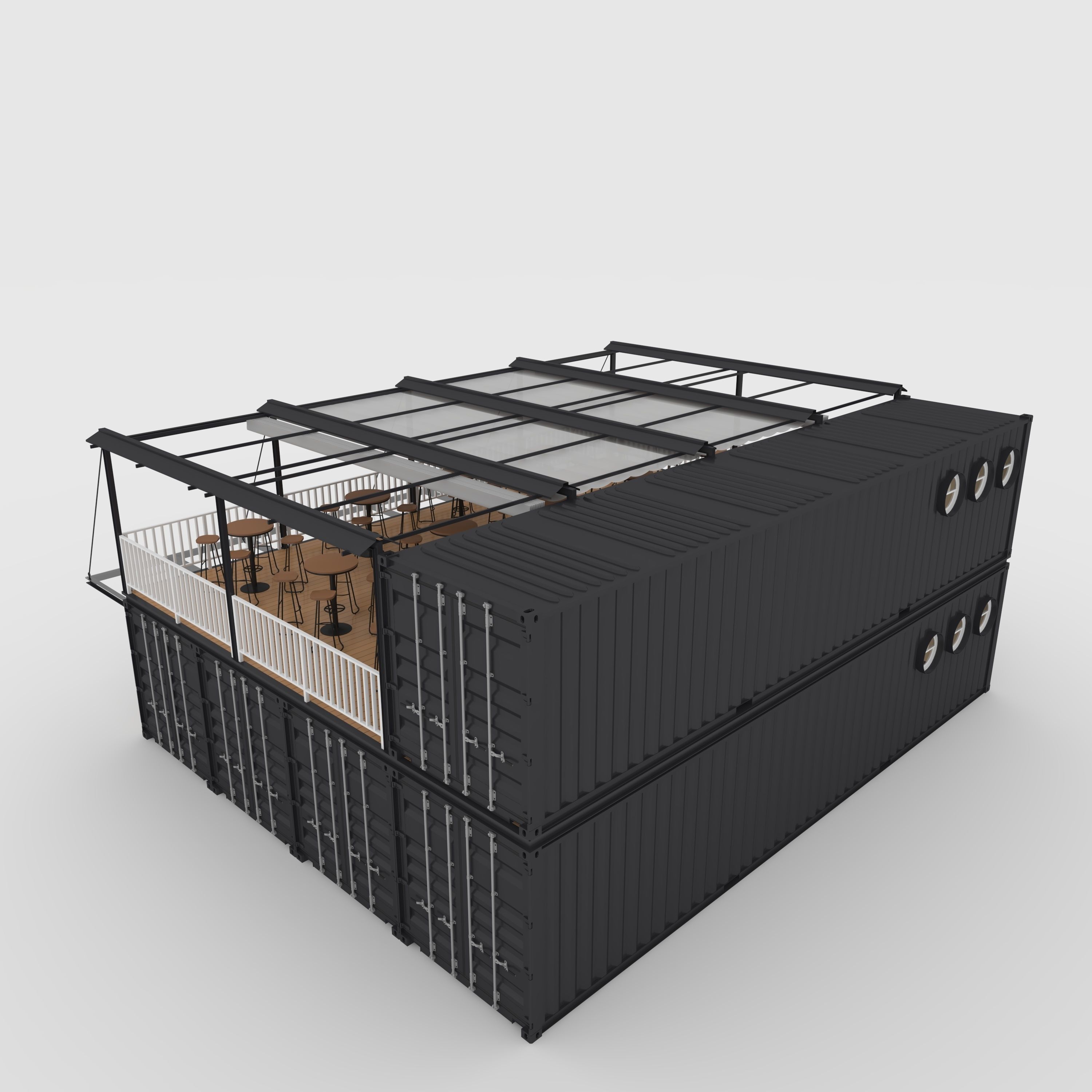 Container Cafe 15 3D model_14