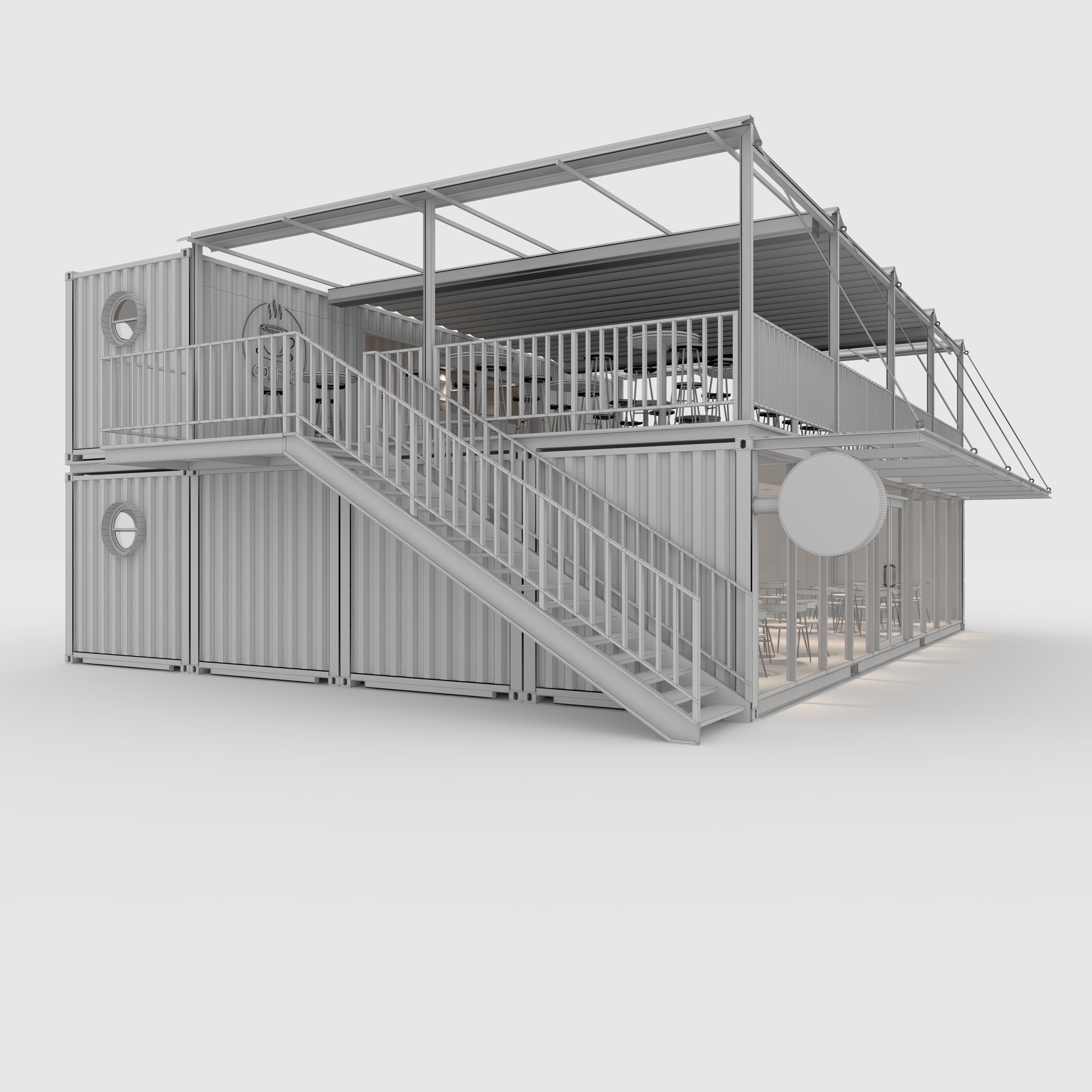 Container Cafe 15 3D model_17