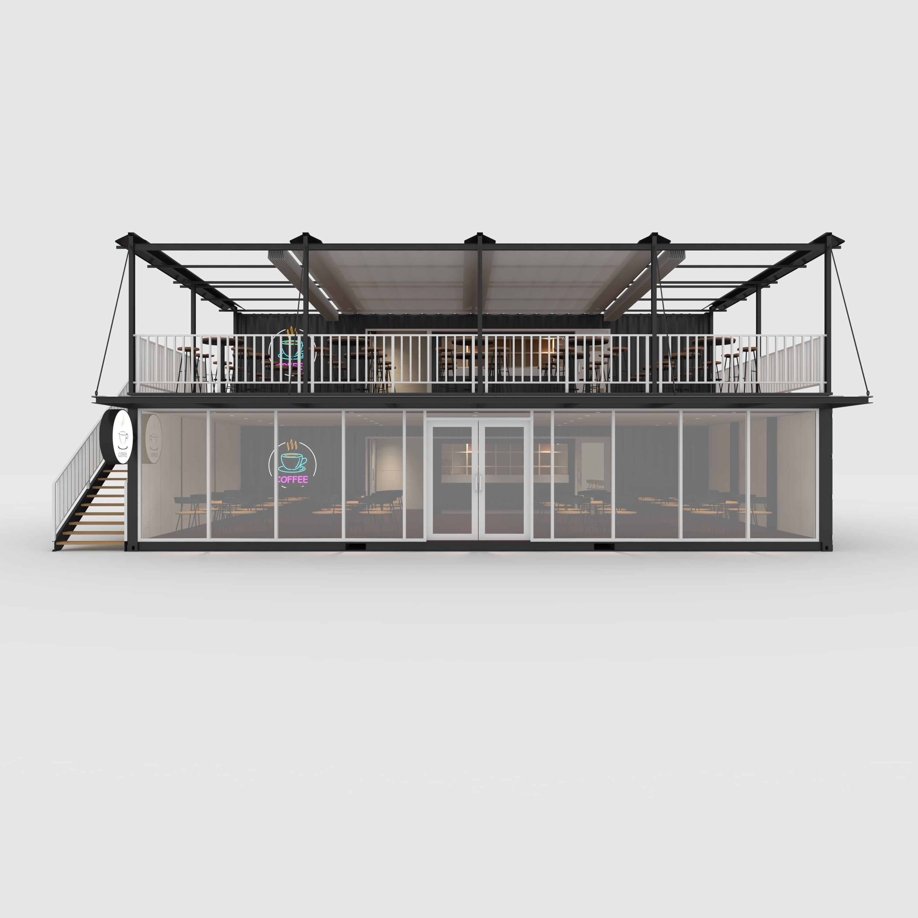 Container Cafe 15 3D model_2