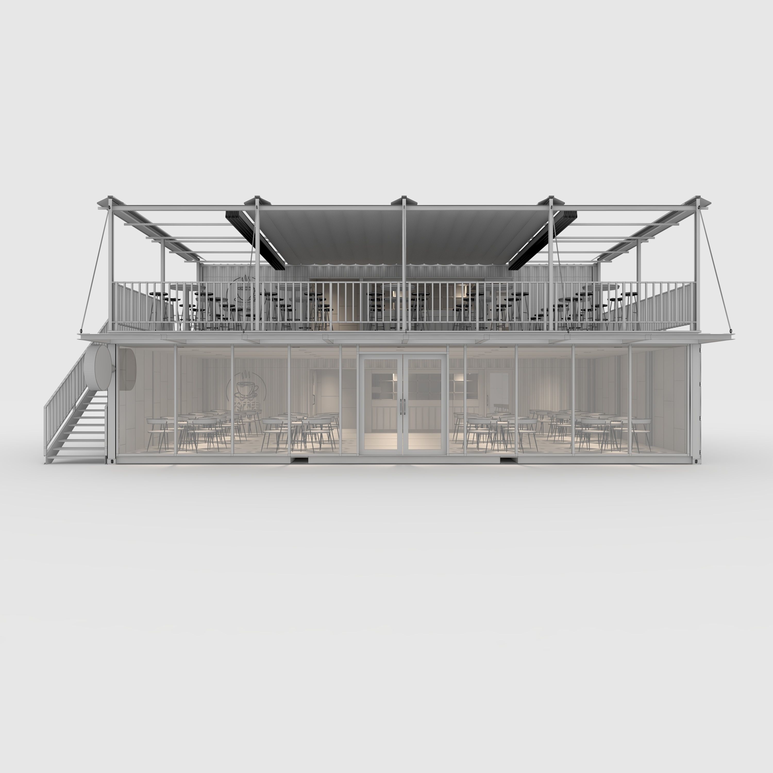 Container Cafe 15 3D model_3