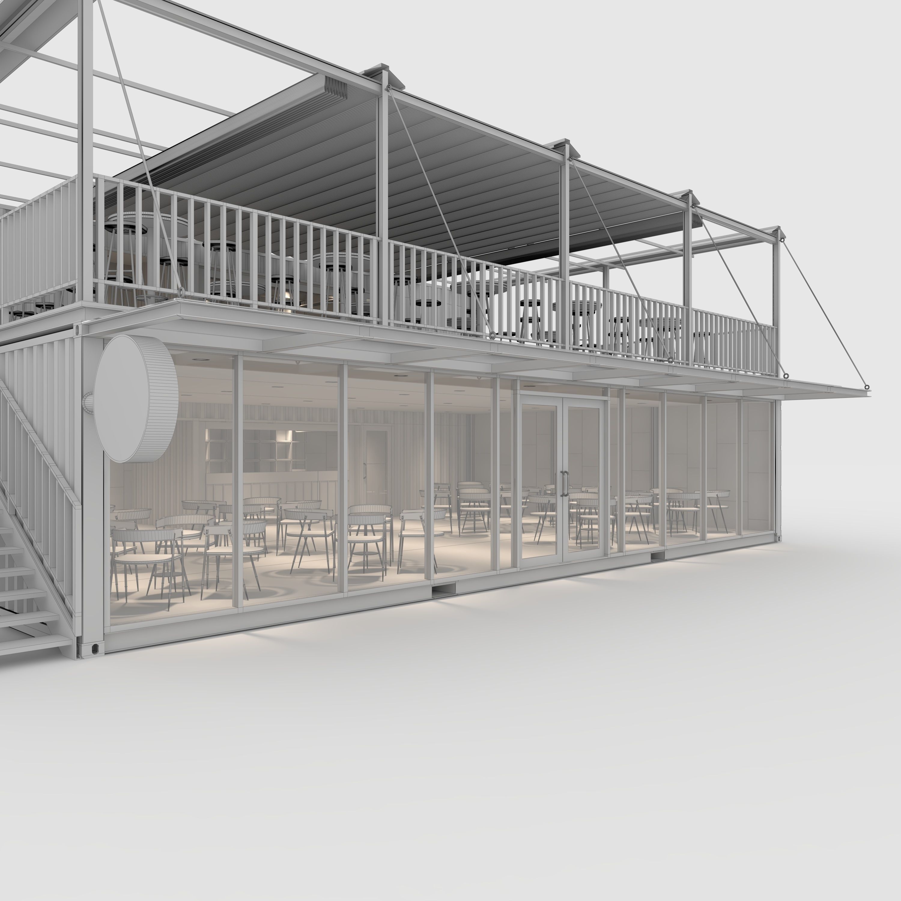 Container Cafe 15 3D model_19