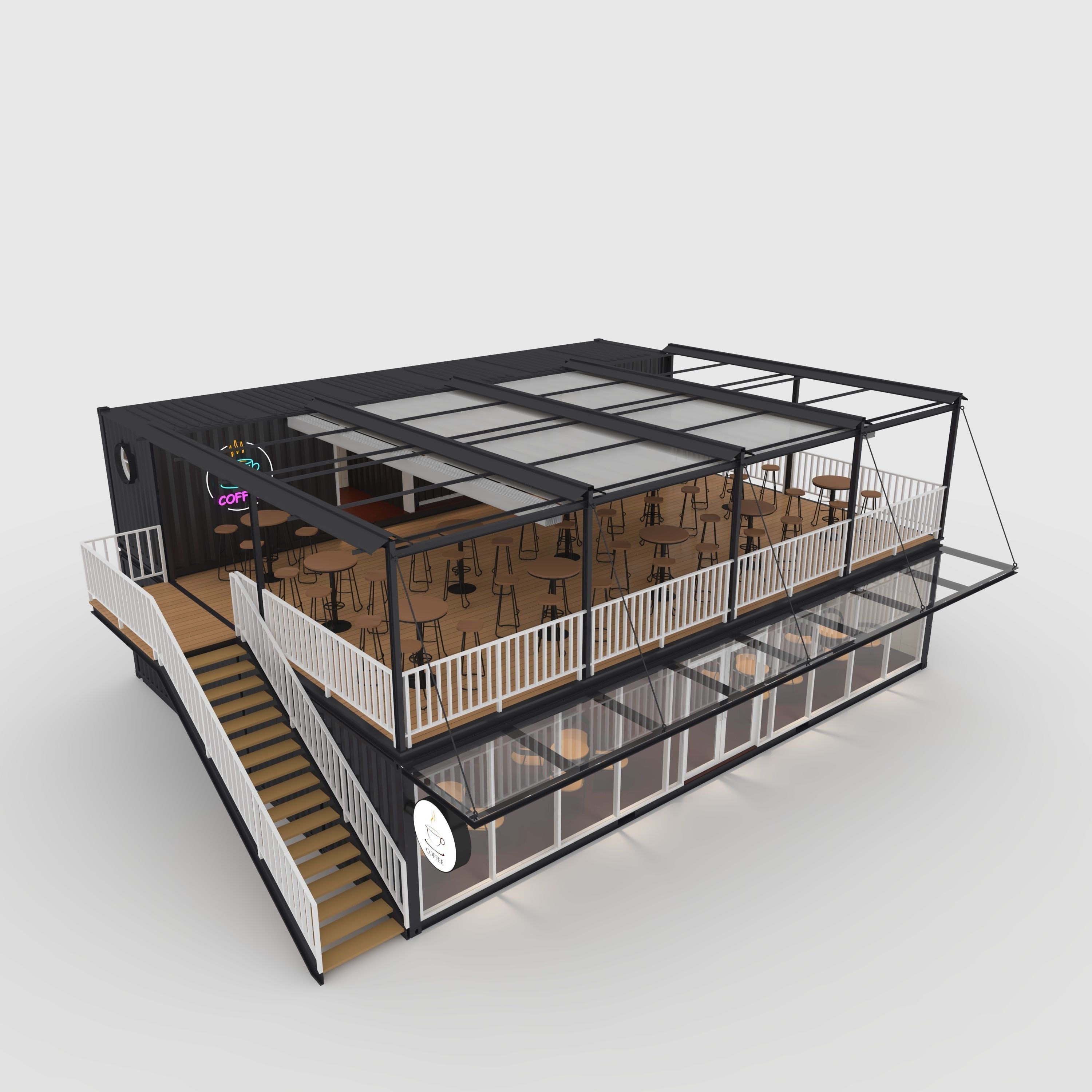 Container Cafe 15 3D model_8