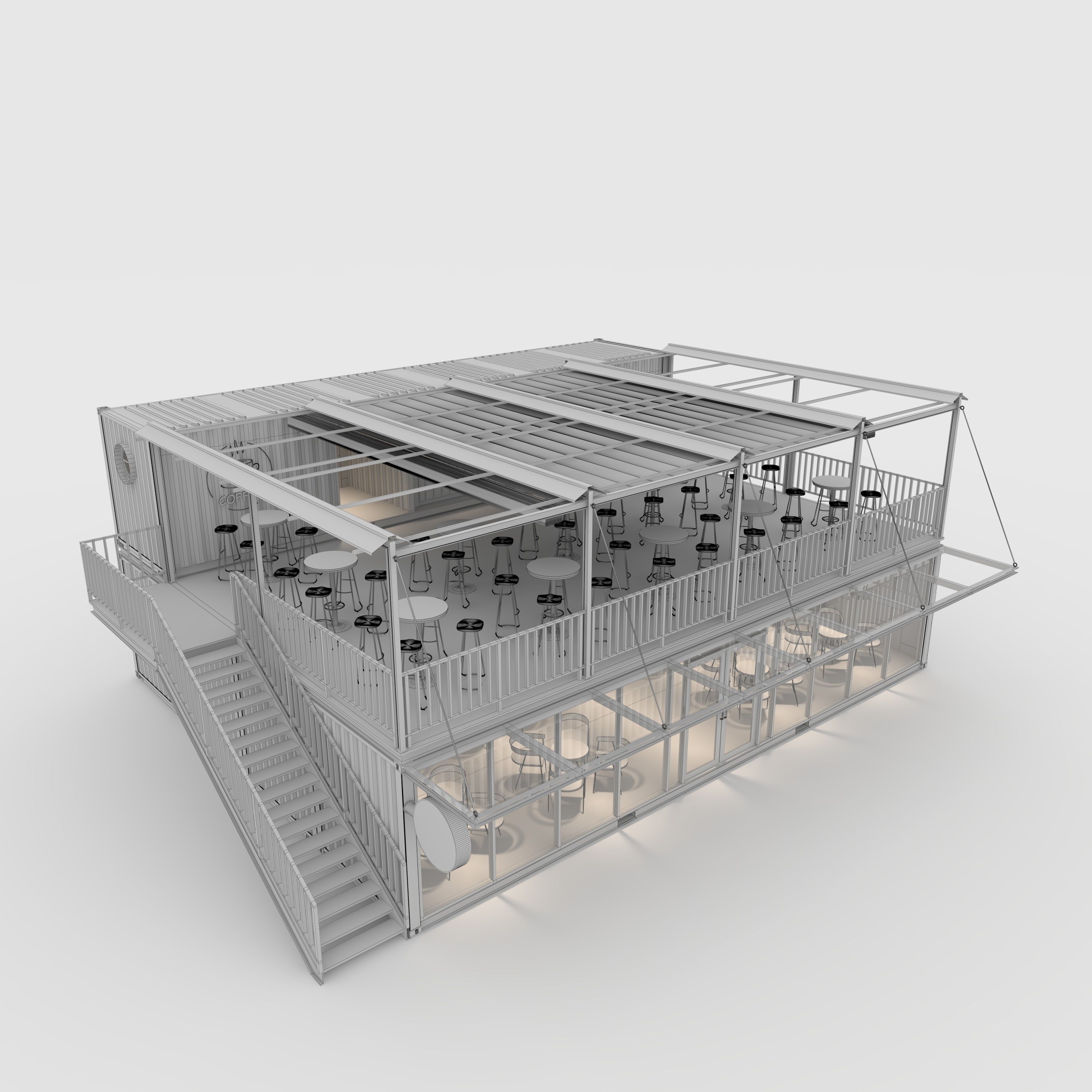 Container Cafe 15 3D model_9