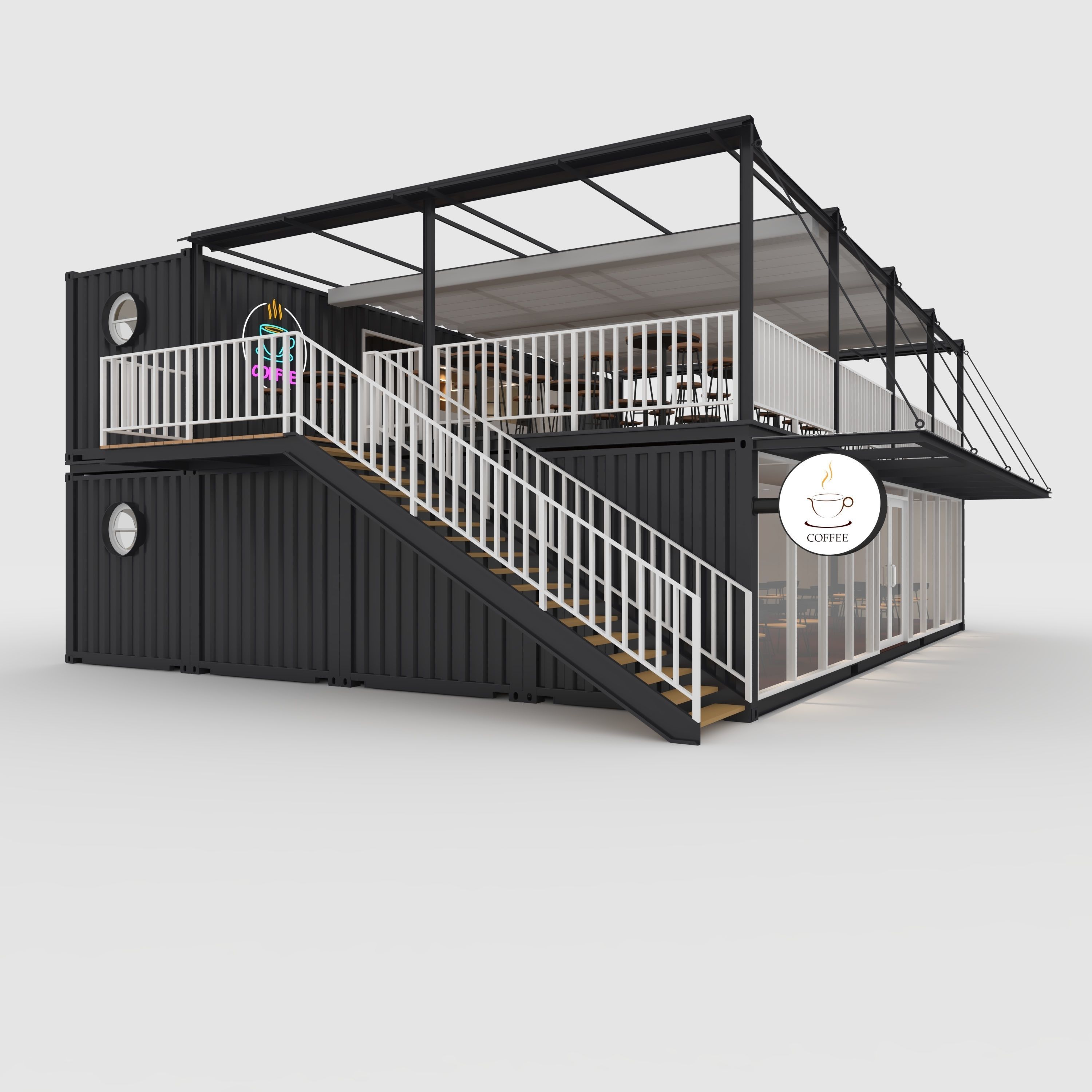 Container Cafe 15 3D model_16