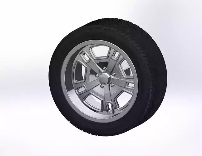 Custom wheels US Mags Flint for your scale model 