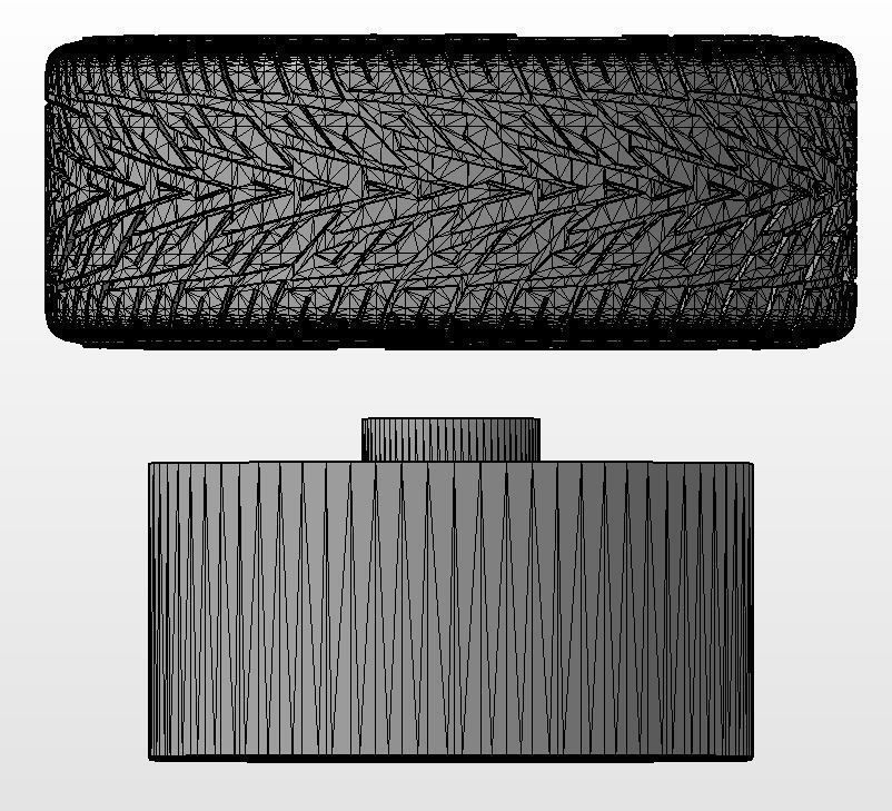 Custom wheels US Mags Flint for your scale model  3D print model_14