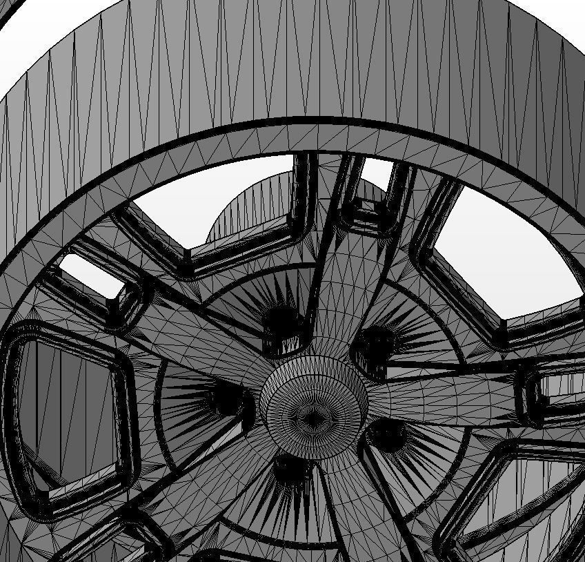 Custom wheels US Mags Flint for your scale model  3D print model_15