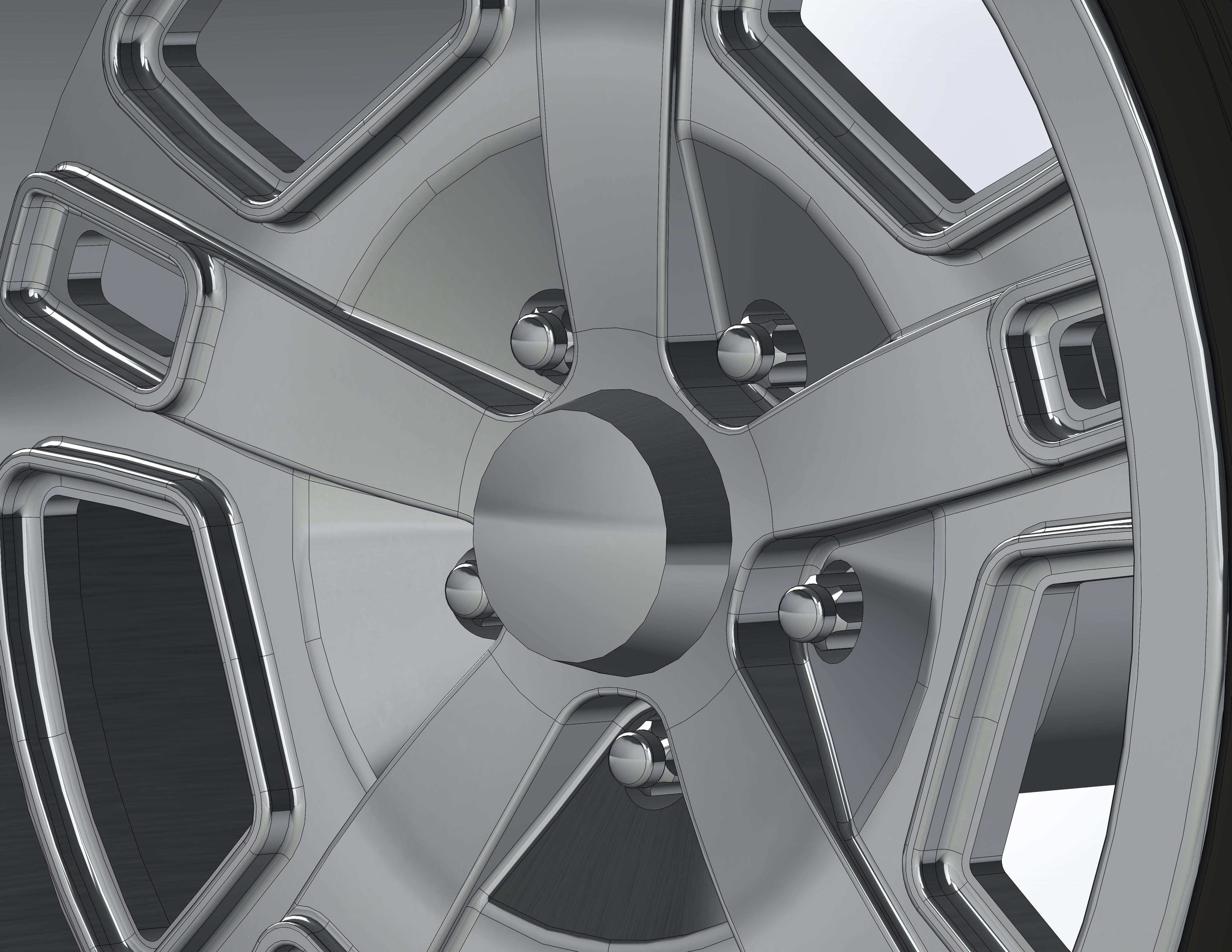 Custom wheels US Mags Flint for your scale model  3D print model_8