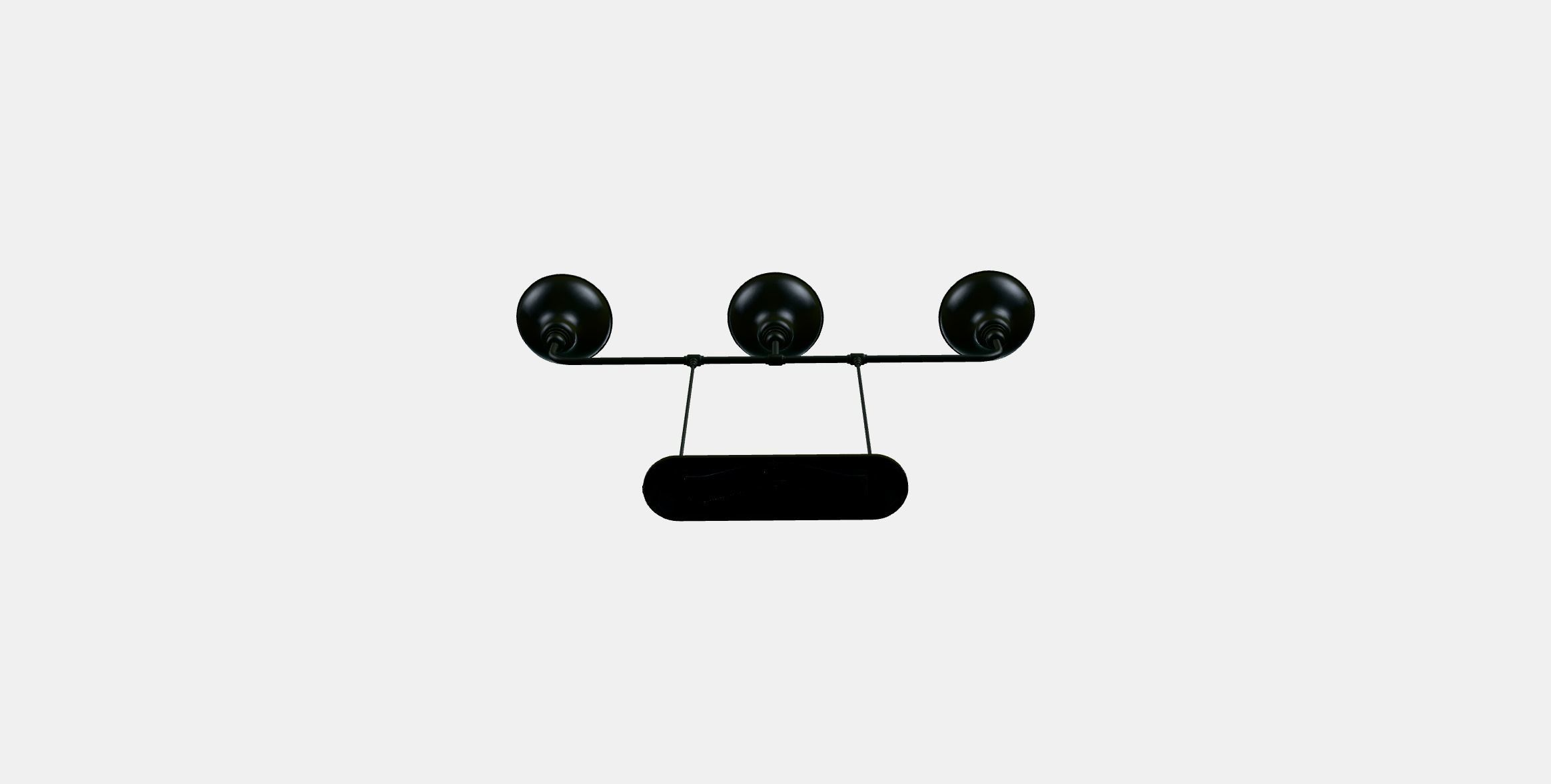 AGUNNARYD Pendant lamp with 3 lamps Low-poly 3D model_6