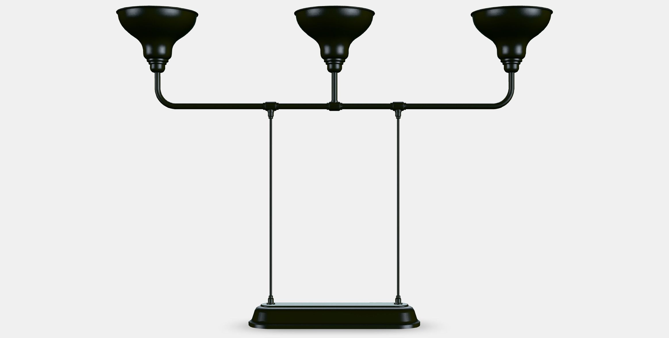 AGUNNARYD Pendant lamp with 3 lamps Low-poly 3D model_15