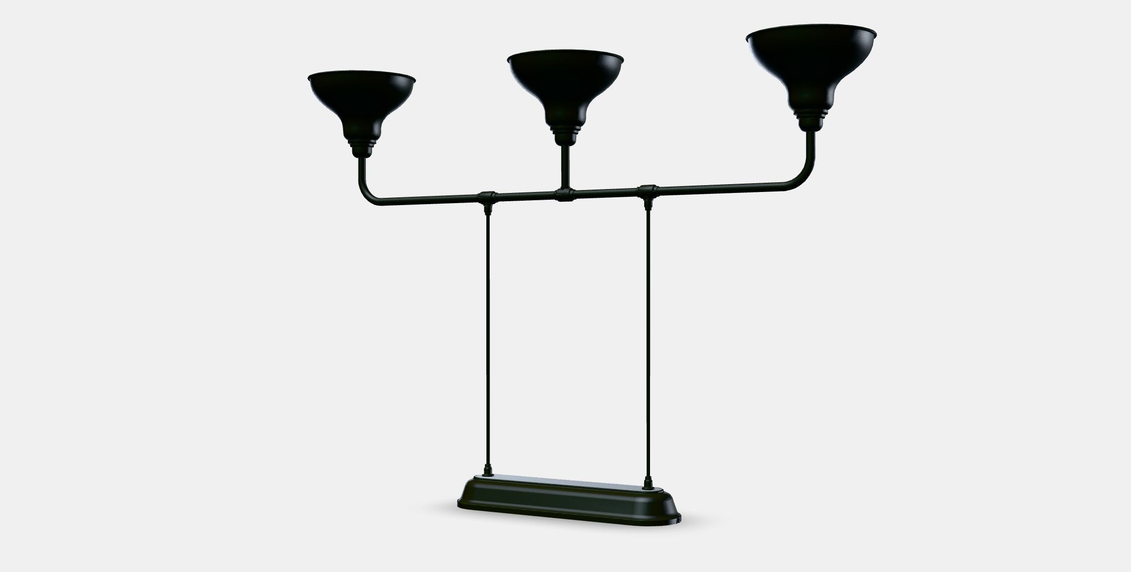 AGUNNARYD Pendant lamp with 3 lamps Low-poly 3D model_13