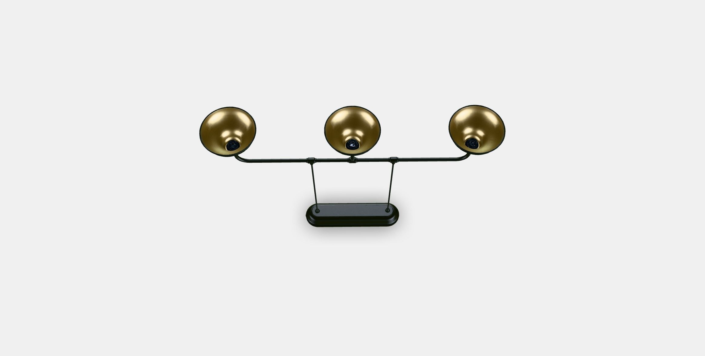 AGUNNARYD Pendant lamp with 3 lamps Low-poly 3D model_4