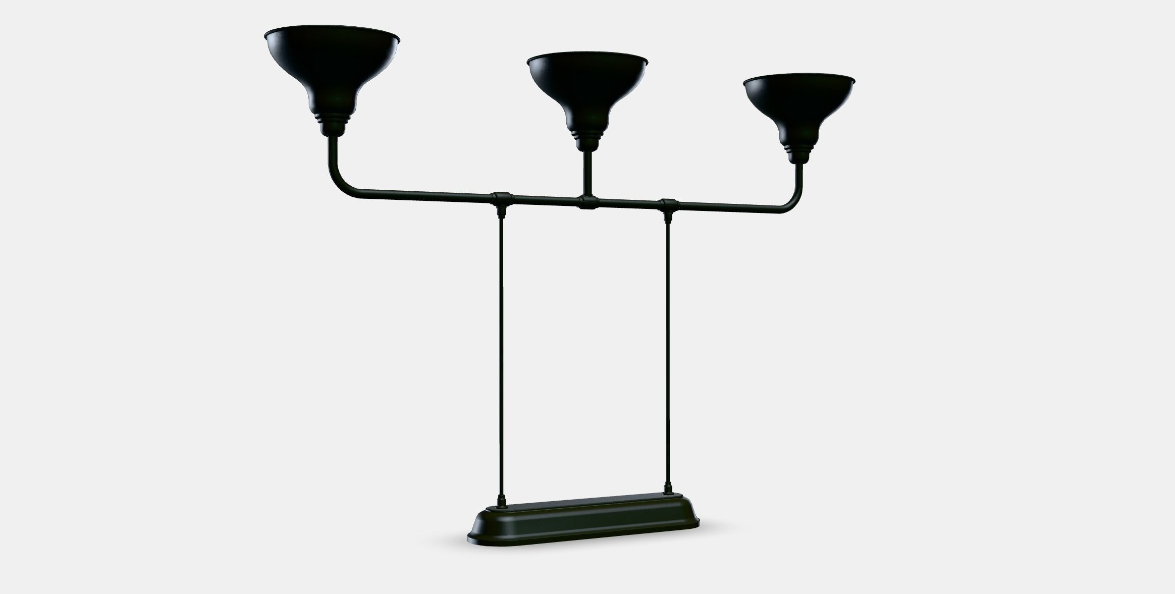 AGUNNARYD Pendant lamp with 3 lamps Low-poly 3D model_9