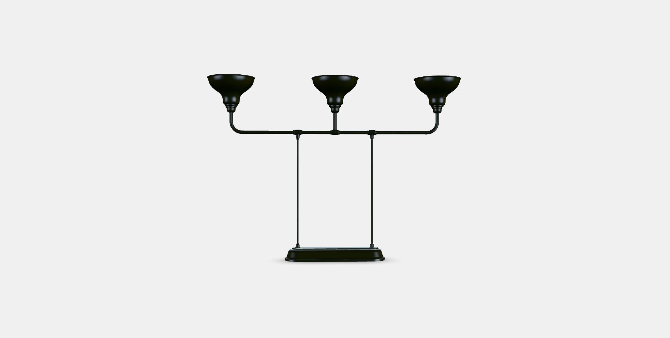 AGUNNARYD Pendant lamp with 3 lamps Low-poly 3D model_14