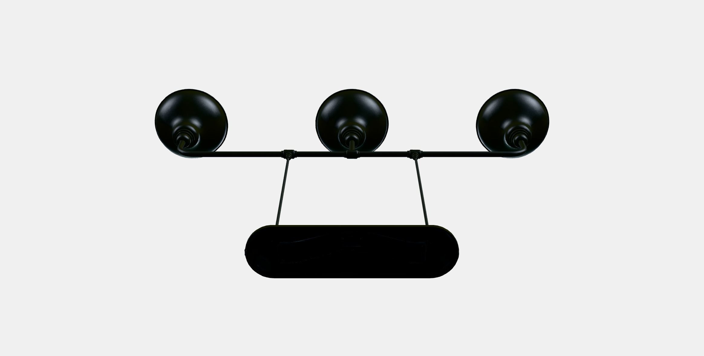 AGUNNARYD Pendant lamp with 3 lamps Low-poly 3D model_8