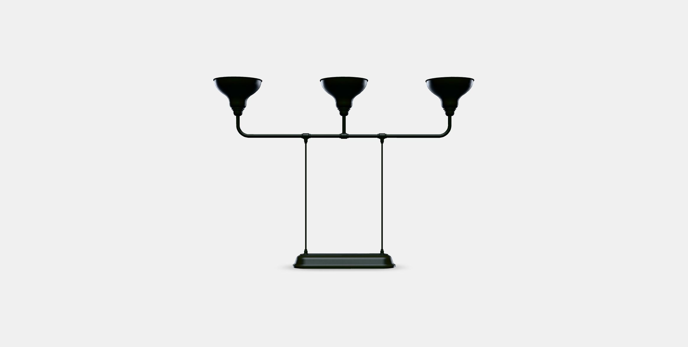 AGUNNARYD Pendant lamp with 3 lamps Low-poly 3D model_10