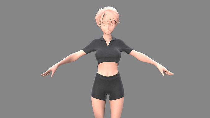 Female Set Free 3D model