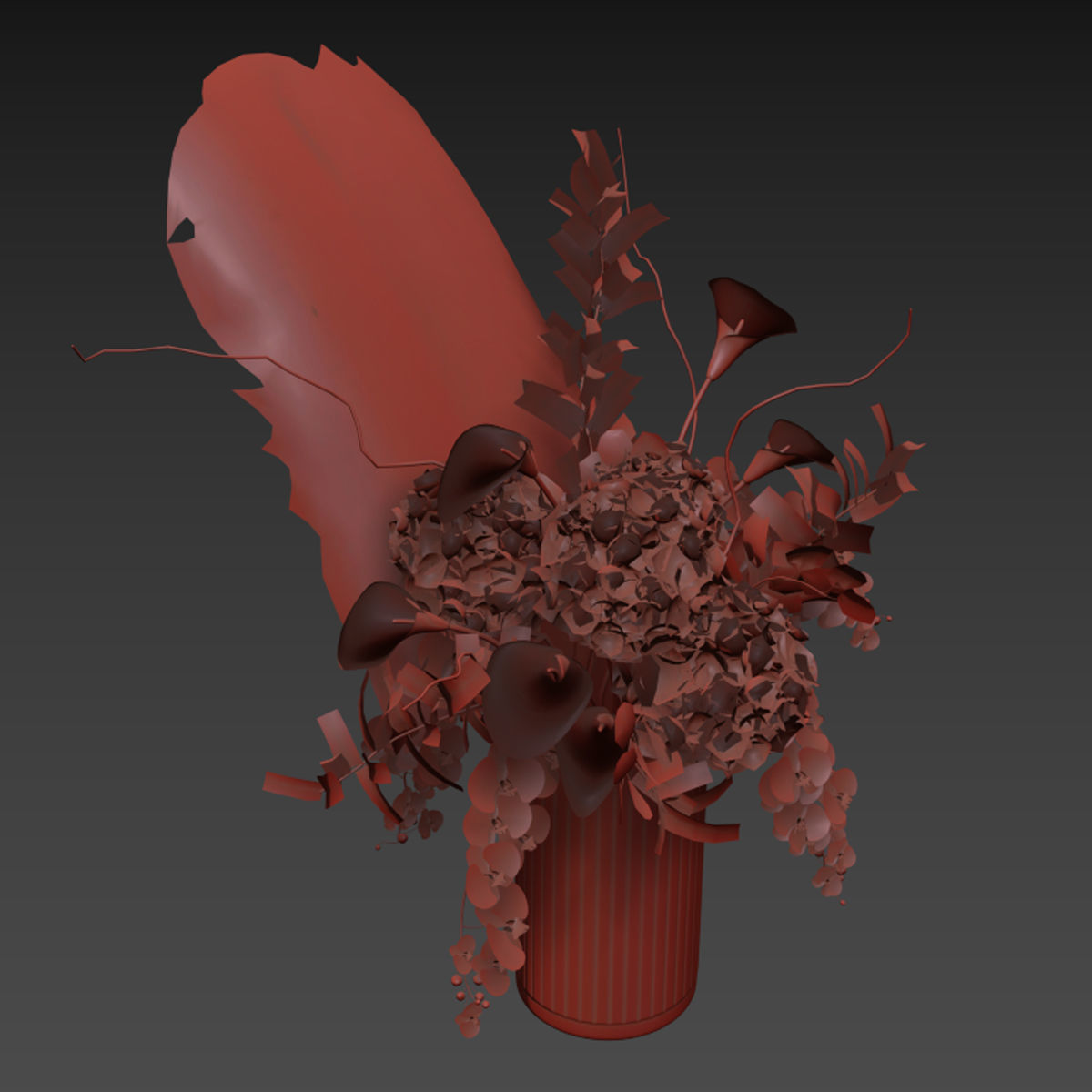 Flower In Vase   19 3D model_5