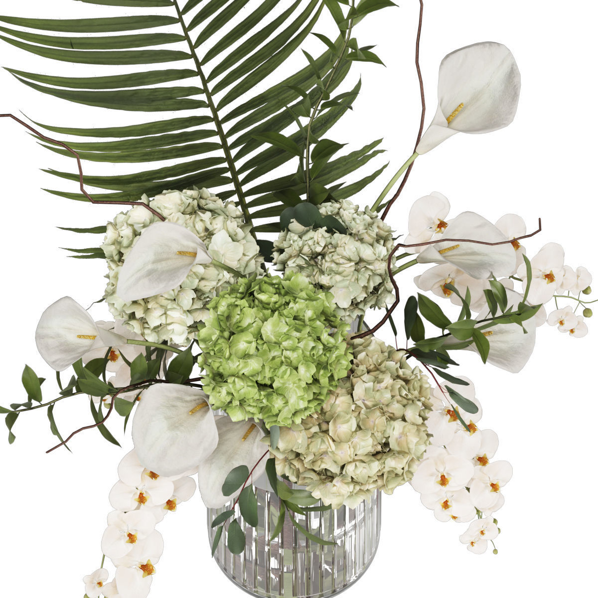 Flower In Vase   19 3D model_3