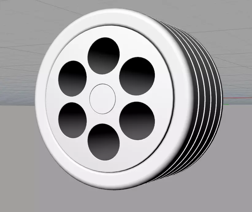 rc wheel2 3D print model