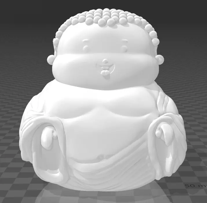 Chubby Bouddha Free 3D print model
