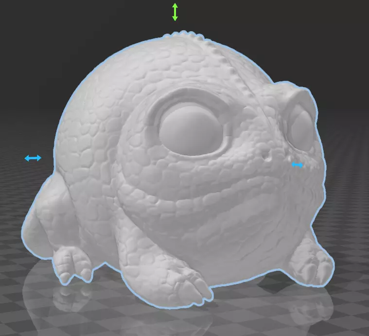 Chubby Cameleon Free 3D print model