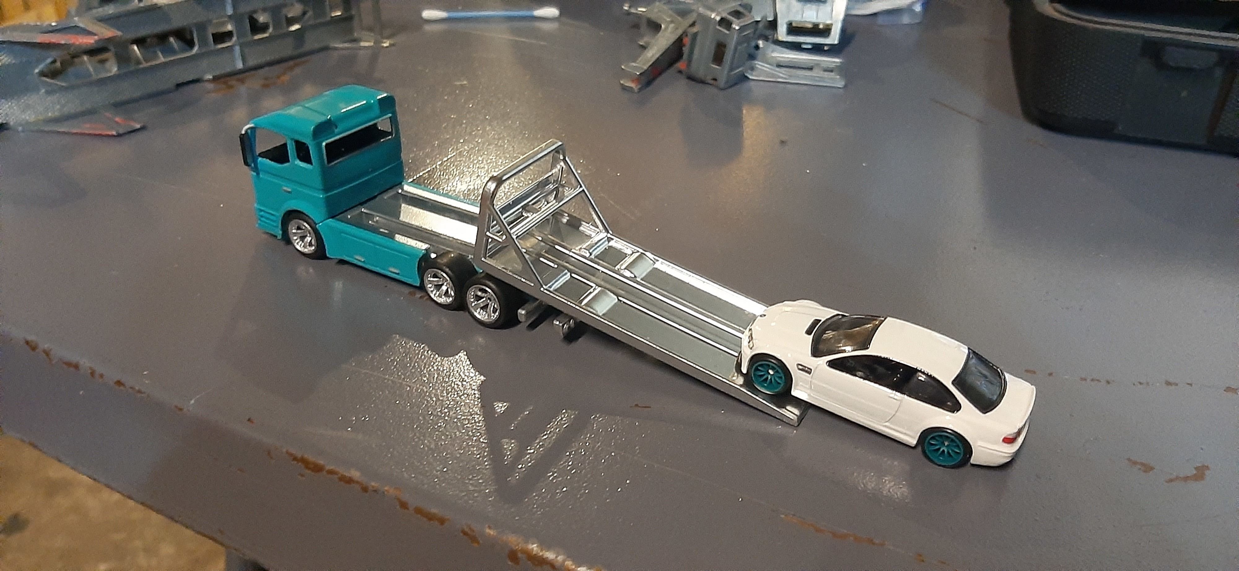 1 64 Art By Scale Team Transporter Hotwheels size 3D print model_2