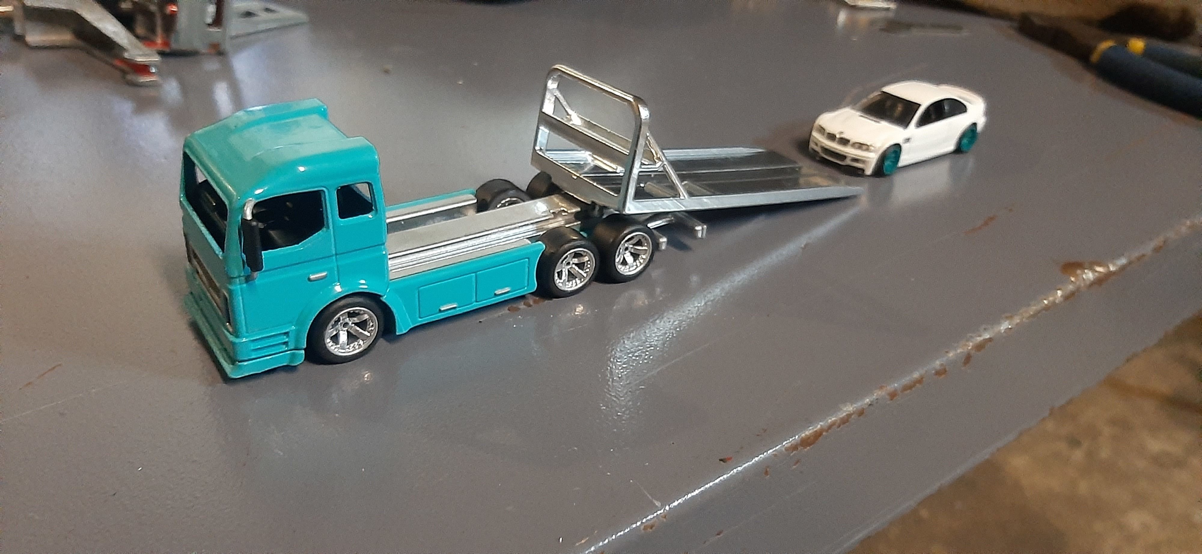 1 64 Art By Scale Team Transporter Hotwheels size 3D print model_1