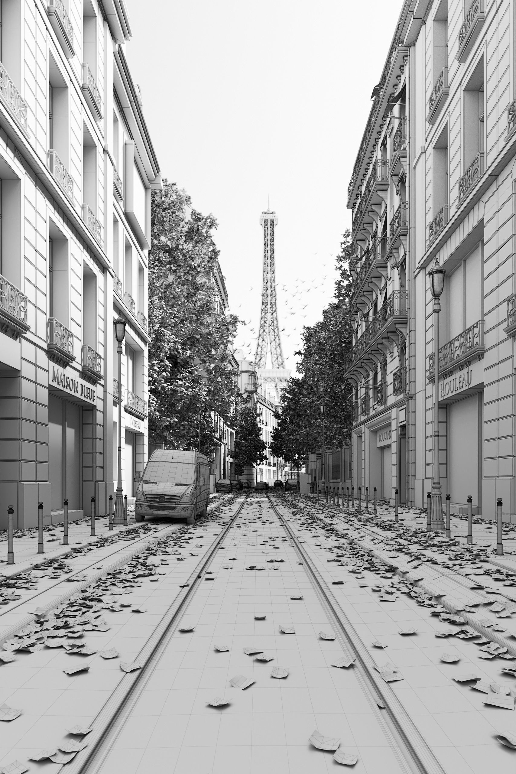 City and the Beach Bundle vol 1 3D model_6