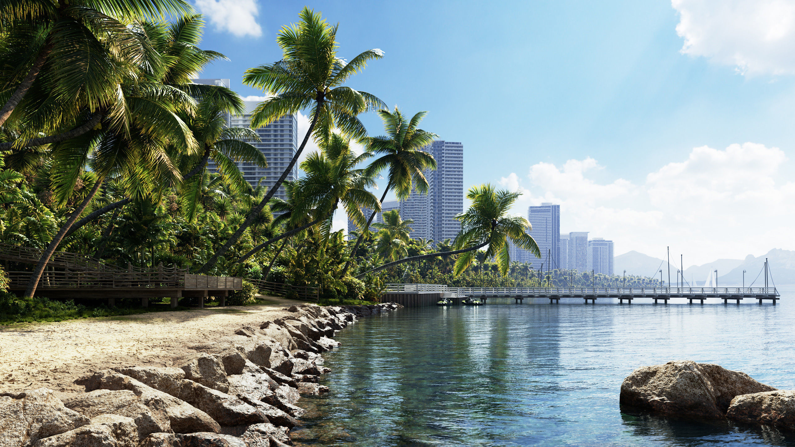 City and the Beach Bundle vol 1 3D model_1