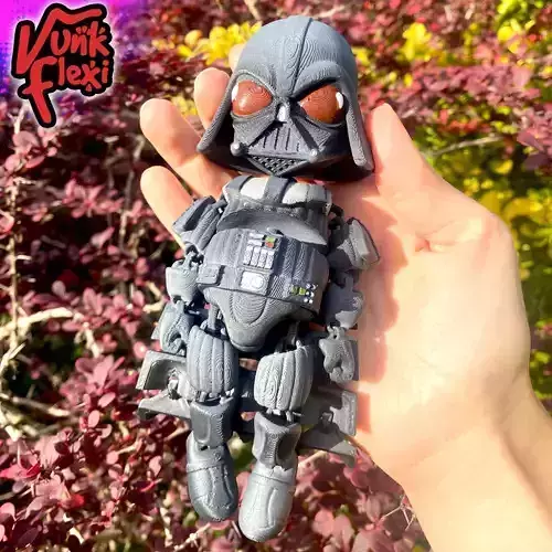 Darth Vadar Flexi Print In Place plus figure and keychain