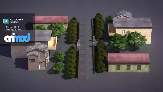 TW countryside brickwall house