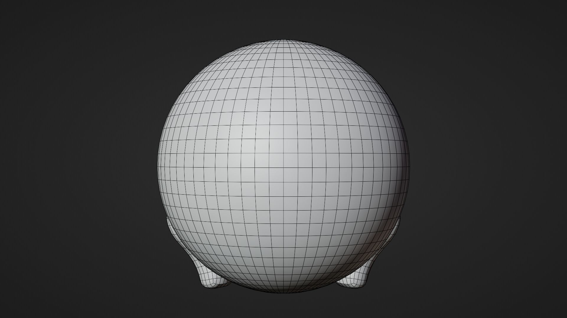 Screaming in Fear Face Emoticon Emoji or Smiley 3D model_12