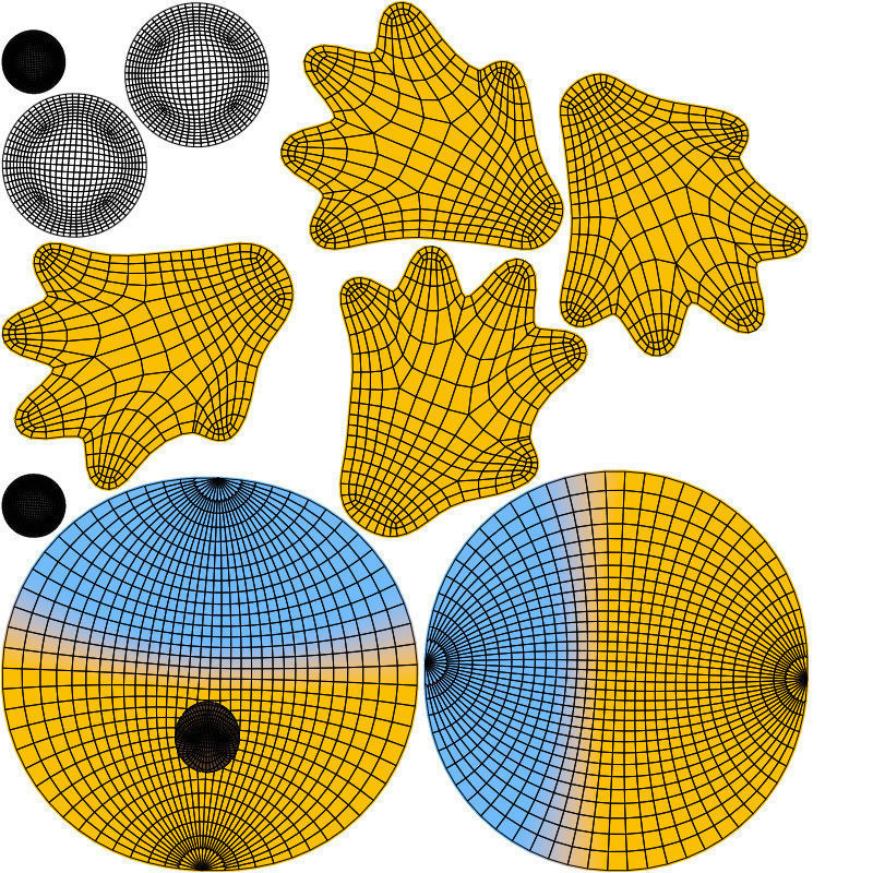 Screaming in Fear Face Emoticon Emoji or Smiley 3D model_13