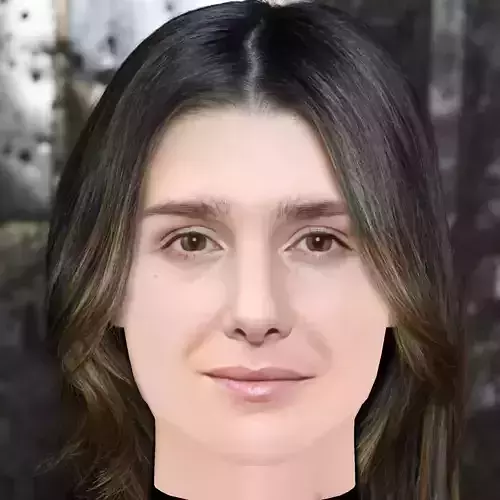 Addison Timlin Head - No Hair - Low poly head for game