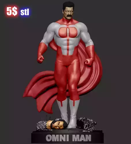 Omniman Printable 3d model