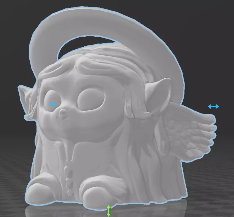 Chubby Angel Free 3D print model