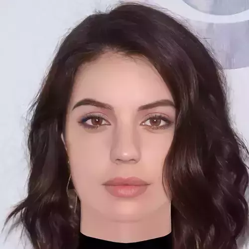 Adelaide Kane Head - No Hair - Low poly head for game