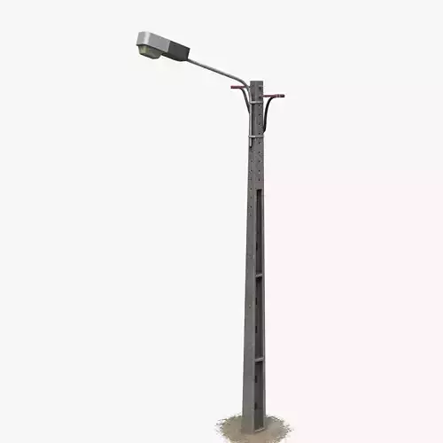 Lighting Post 01 Low-poly 3D model