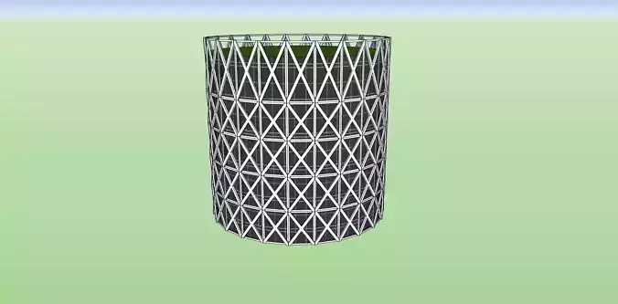 circular building SketchUp 3d model 3D model