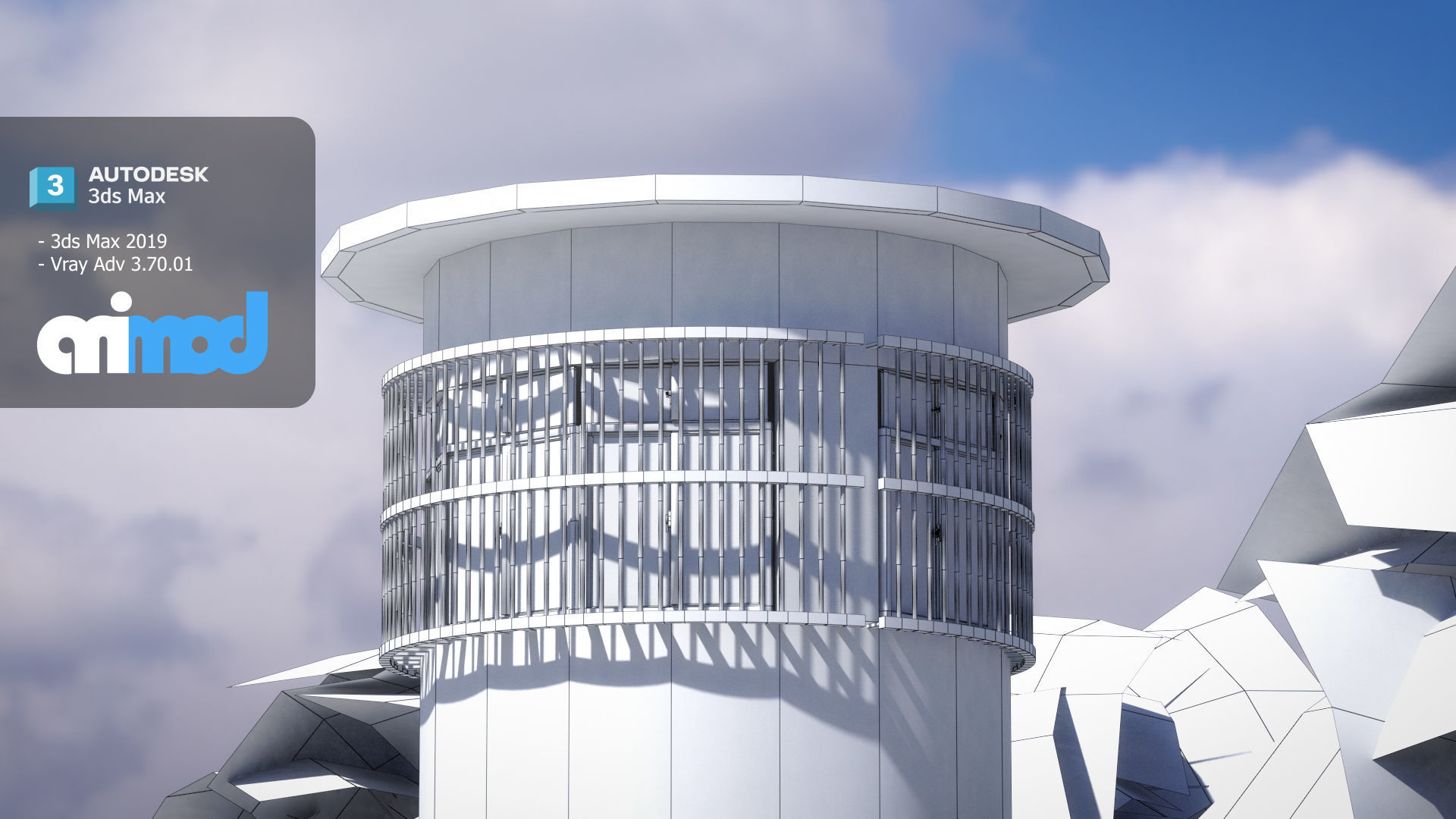 TW jail wall 3D model_9