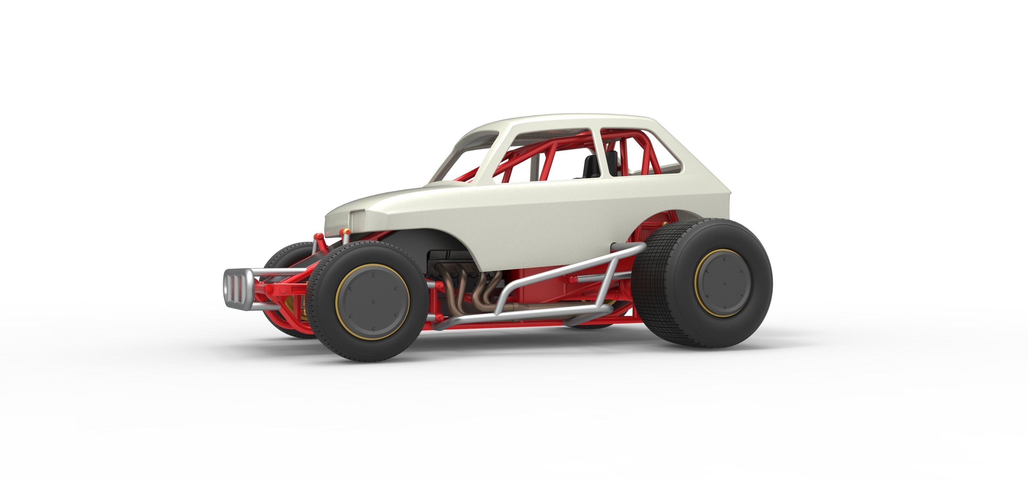 Super rod Version 2 Scale 1 to 25 3D print model_2