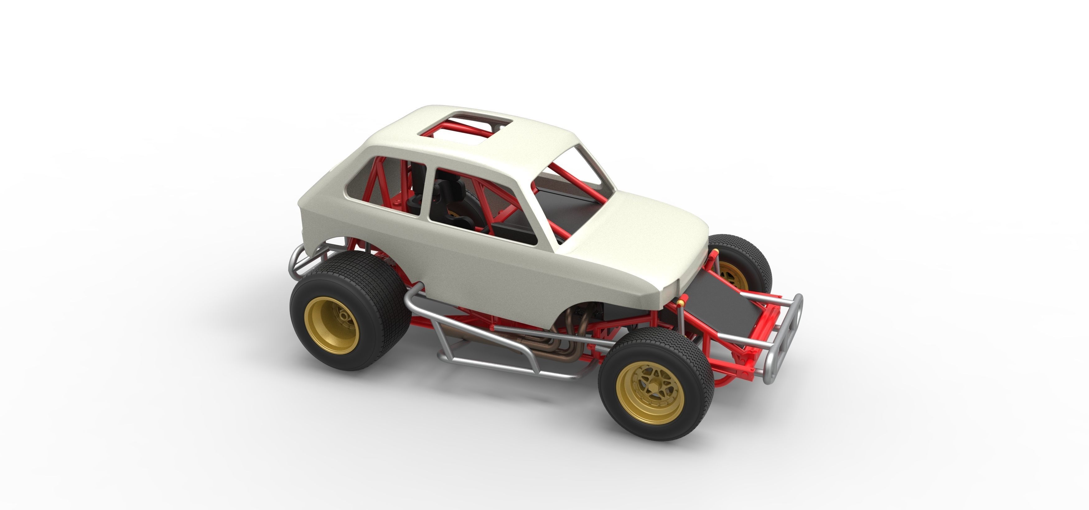 Super rod Version 2 Scale 1 to 25 3D print model_24