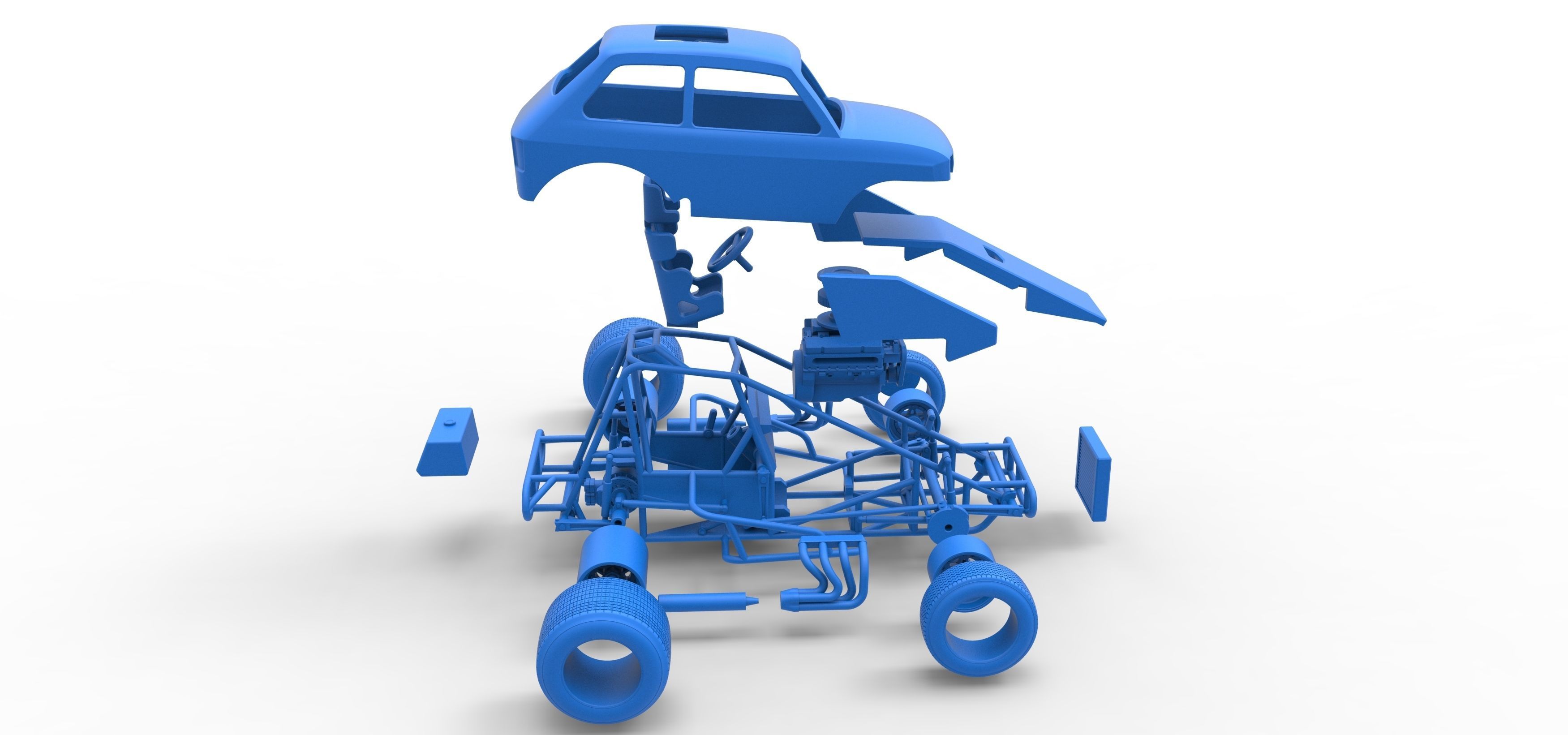 Super rod Version 2 Scale 1 to 25 3D print model_64