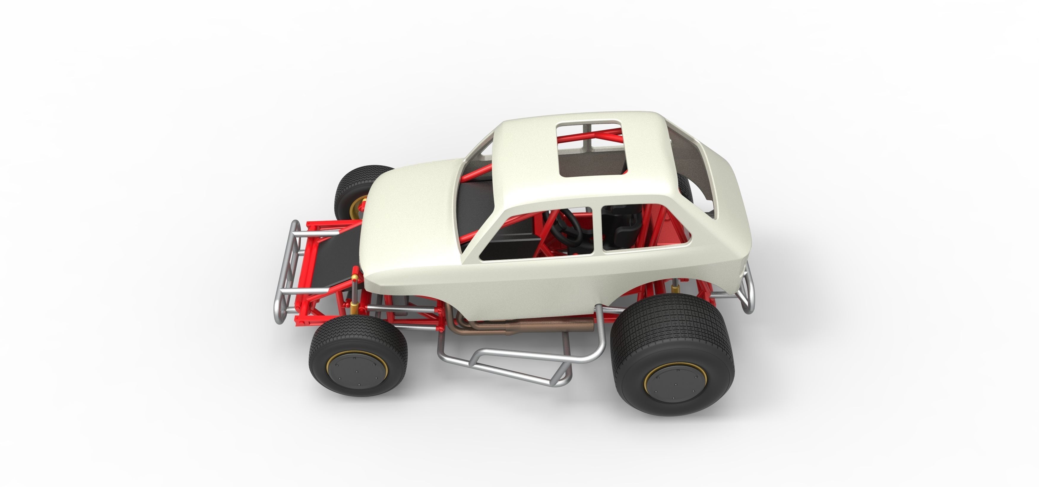 Super rod Version 2 Scale 1 to 25 3D print model_10