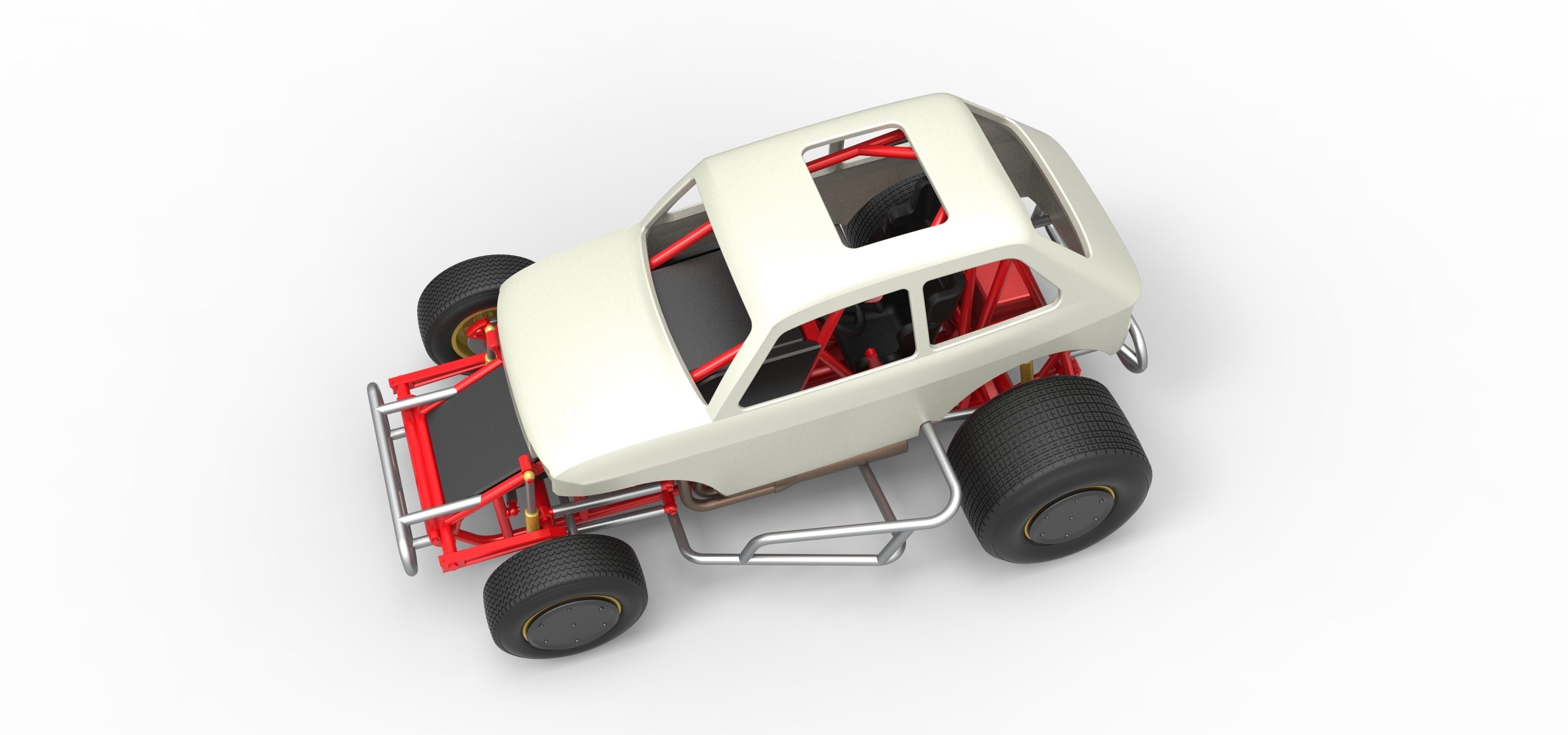 Super rod Version 2 Scale 1 to 25 3D print model_4