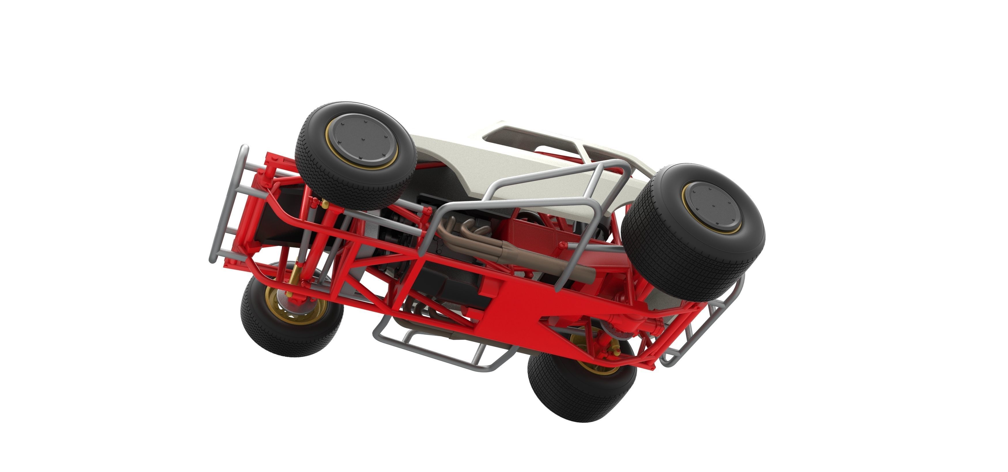 Super rod Version 2 Scale 1 to 25 3D print model_3